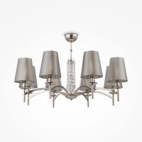 Товар: Люстра Maytoni Modern Krona Серая Никель арт-MOD076PL-08N - фото 3 Люстра Maytoni Modern Krona Серая Никель арт-MOD076PL-08N — фото 3, Люстры