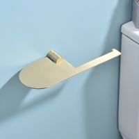 Держатель туалетной бумаги Raglo с полкой Золото матовое арт-R300.03.03 — фото 9, Держатели туалетной бумаги