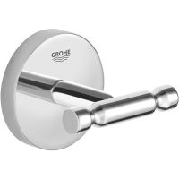 Товар: Двойной крючок Grohe BauCosmopolitan Хром арт-40461001 - фото 1 Двойной крючок Grohe BauCosmopolitan Хром арт-40461001 — фото 1, Крючки для полотенец