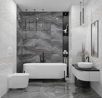 Керамическая плитка Azori Acate Grey настенная 31,5х63 см арт-00-00108399 — фото 7, Керамическая плитка