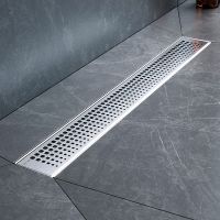 Душевой лоток AM.PM MasterFlow 60 с решеткой Хром матовый Cut Gradient арт-W01SC-P11-060-01SB — фото 4, Душевые лотки