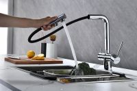 Смеситель для кухни Paulmark Serpentine Хром арт-Se213222-CR — фото 3, Смесители для кухни