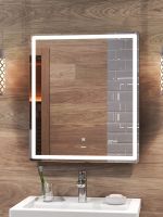 Зеркало Vigo Geometry Comfort 60 с подсветкой с сенсорным выключателем арт-z.GEO.60.Comfort — фото 2, Зеркала в ванную комнату