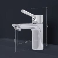 Смеситель для раковины AM.PM X-Joy S Хром арт-F85B02100 — фото 9, Смесители для раковины