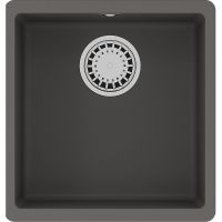 Кухонная мойка Lemark Sinara 400-U Серый шелк арт-9910065 — фото 1, Кухонные мойки