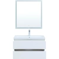 Комплект мебели для ванной Aquanet Беркли 80 подвесной Белый глянец арт-306360 — фото 5, Комплекты мебели для ванной