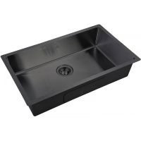 Кухонная мойка ZorG Steel Hammer 74 Графит арт-SH 7444 GRAFIT — фото 1, Кухонные мойки