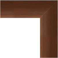 Зеркало Evoform Exclusive 102х72 с фацетом в багетной раме - Орех 65 мм арт-BY 1197 — фото 2, Зеркала в ванную комнату