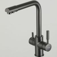 Товар: Смеситель для кухни Frap H52 Оружейная сталь арт-F4352-9 - фото 2 Смеситель для кухни Frap H52 Оружейная сталь арт-F4352-9 — фото 2, Смесители для кухни