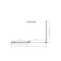 Товар: Душевой уголок Vincea Slim-N 110x80 профиль Хром стекло прозрачное арт-VSR-4SN8011CL - фото 7 Душевой уголок Vincea Slim-N 110x80 профиль Хром стекло прозрачное арт-VSR-4SN8011CL — фото 7, Прямоугольные душевые уголки