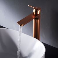 Смеситель для раковины AM.PM X-Joy Розовое золото арт-F85A92044 — фото 6, Смесители для раковины