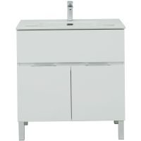 Тумба под раковину Aquanet Алвита New 80 Белая матовая арт-277550 — фото 2, Тумбы под раковину