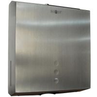 Диспенсер для бумажных полотенец Nofer Матовая нержавеющая сталь арт-04006.S — фото 1, Диспенсеры бумажных полотенец