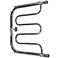 Водяной полотенцесушитель Тругор ПМ 1 П 50x50 с полкой Хром арт-ПМ1/5050П — фото 1, Водяные полотенцесушители