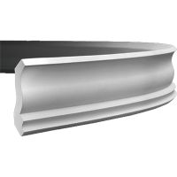 Карниз гибкий Европласт 1.50.144 2000x80x82 мм арт-1.50.144 (гибкий) — фото 1, Карнизы