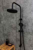 Душевая система Orange Mia Черная арт-M34-922b — фото 9, Душевые стойки