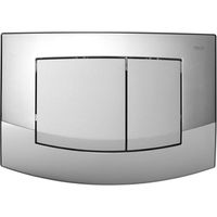 Клавиша смыва Tece Ambia для унитаза Хром матовые клавиши глянцевая рамка арт-9240254 — фото 1, Кнопки смыва