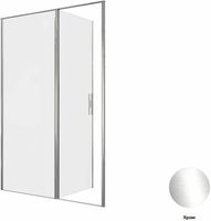 Душевая дверь Allen Brau Priority 140 профиль Хром стекло прозрачное арт-3.31034.00 — фото 11, Распашные душевые двери