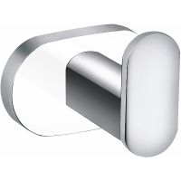 Крючок Rav Slezak Yukon Хром Белый арт-YUA0100CB — фото 1, Крючки для полотенец