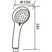 Ручной душ Orange O-Shower Хром арт-OS02 — фото 11, Лейки для душа