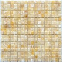 Каменная мозаика из оникса Pixmosaic Honey onyx 30,5x30,5 см арт-PIX305 — фото 1, Мозаика