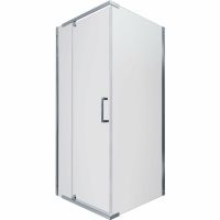 Душевой уголок Triton Терра-Хром 90х90 профиль Хром стекло прозрачное арт-Щ0000053609 — фото 10, Квадратные душевые уголки