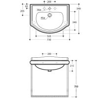Товар: Консоль под раковину Migliore Bella 73 Бронза арт-20702 - фото 2 Консоль под раковину Migliore Bella 73 Бронза арт-20702 — фото 2, Консоли для раковины