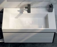 Товар: Тумба под раковину Clarberg Logic 80 R подвесная Белая арт-LOG0108R - фото 2 Тумба под раковину Clarberg Logic 80 R подвесная Белая арт-LOG0108R — фото 2, Тумбы под раковину