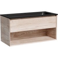 Тумба под раковину Sancos Marmi 1.0 100 подвесная Дуб галифакс натуральный арт-MR1.0100EG — фото 10, Тумбы под раковину