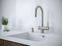 Дозатор для моющего средства Paulmark Brevit Никель арт-D005-NI — фото 2, Дозаторы для кухонных моек