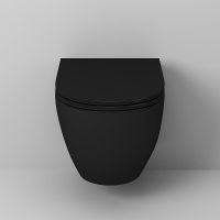 Унитаз Grossman Tornado подвесной Черный матовый с сиденьем Микролифт арт-GR-4455BMSQ — фото 3, Подвесные унитазы