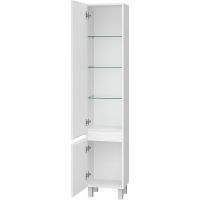 Шкаф пенал Brevita Victory 35 L Белый матовый арт-VIC-05035-010L — фото 3, Пеналы для ванной комнаты