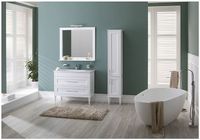 Шкаф пенал Aquanet Бостон 36 R подвесной Белый арт-209681 — фото 4, Пеналы для ванной комнаты