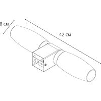 Товар: Подсветка для зеркал Artelamp Aqua-Bastone Белая Хром арт-A1209AP-2CC - фото 3 Подсветка для зеркал Artelamp Aqua-Bastone Белая Хром арт-A1209AP-2CC — фото 3, Подсветки