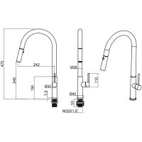 Смеситель для кухни Allen Brau Sprungfeder Брашированная сталь арт-5.60002-SS — фото 8, Смесители для кухни