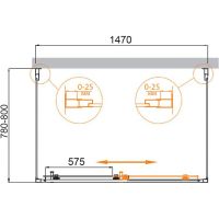 Товар: Душевой уголок Cezares Molveno 150x80 профиль Хром стекло прозрачное арт-MOLVENO-AH-12-150/80-C-Cr-IV - фото 3 Душевой уголок Cezares Molveno 150x80 профиль Хром стекло прозрачное арт-MOLVENO-AH-12-150/80-C-Cr-IV — фото 3, Прямоугольные душевые уголки