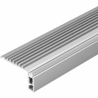 Профиль алюминиевый Arlight накладной для ступеней Серебристый арт-019195 — фото 1, Профили для светодиодных лент