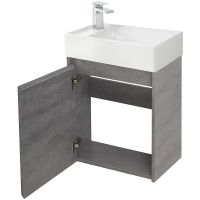 Товар: Тумба под раковину BelBagno Kraft Mini 50 L подвесная Cemento Grigio арт-KRAFT MINI-500/260-1A-SO-CG-L - фото 3 Тумба под раковину BelBagno Kraft Mini 50 L подвесная Cemento Grigio арт-KRAFT MINI-500/260-1A-SO-CG-L — фото 3, Тумбы под раковину
