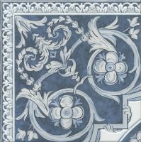 Керамический декор Kerama Marazzi Алмаш угол cиний HGD\A509\SG9174 30х30 см арт-HGD\A509\SG9174 — фото 1, Керамическая плитка