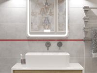 Керамическая вставка Cersanit Atlas серый 20x60 см арт-AT2O091DT — фото 5, Керамическая плитка