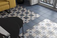 Керамический декор Equipe Art Nouveau Palais Blue 20х20 см арт-24410 — фото 2, Керамическая плитка