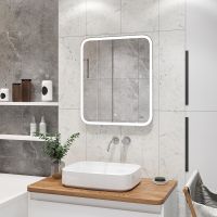 Зеркало Reflection Magic 600x700 с подсветкой с сенсорным выключателем и диммером арт-RF5937CD — фото 6, Зеркала в ванную комнату