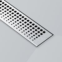 Душевой лоток AM.PM MasterFlow 60 с решеткой Хром матовый Cut Gradient арт-W01SC-P11-060-01SB — фото 12, Душевые лотки