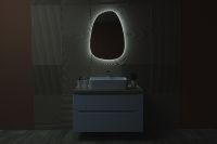 Зеркало Silver Mirrors Molecula-Lite 57 с подсветкой с бесконтактным выключателем и диммером арт-LED-00002801 — фото 8, Зеркала в ванную комнату