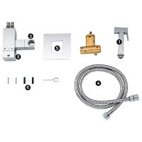 Гигиенический душ со смесителем Gappo с термостатом Хром арт-G7207-40 — фото 9, Гигиенические души