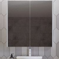 Зеркальный шкаф Velvex Klaufs 80 Белый арт-zsKLA.80-216 — фото 1, Зеркальные шкафы в ванную