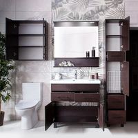 Тумба под раковину Бриклаер Чили 90 Венге арт-4627125415128 — фото 2, Тумбы под раковину