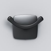 Двойной крючок AM.PM Gem Черный арт-A9035622 — фото 4, Крючки для полотенец