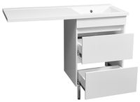 Тумба под раковину Stella Polar Мадлен 100 Белая арт-SP-00000474 — фото 4, Тумбы под раковину