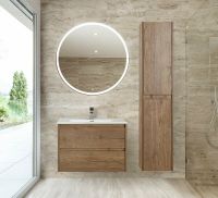 Товар: Шкаф пенал BelBagno Kraft 33 R подвесной Rovere Tabacco арт-KRAFT-1600-2A-SC-RT-R - фото 2 Шкаф пенал BelBagno Kraft 33 R подвесной Rovere Tabacco арт-KRAFT-1600-2A-SC-RT-R — фото 2, Пеналы для ванной комнаты